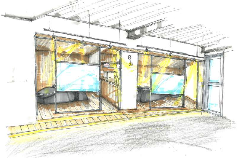 シャンプースペースイラストイメージ