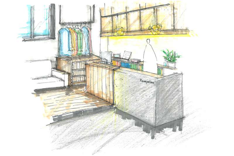 レセプションイラストイメージ