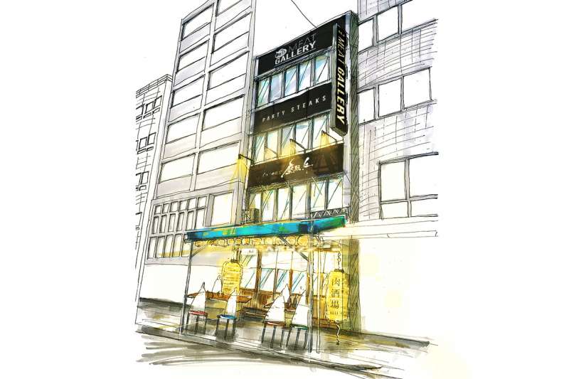 ビル外観イラストイメージ